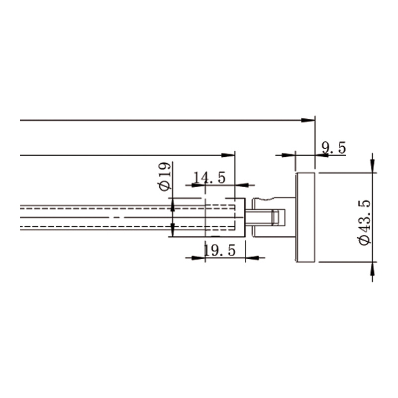 Raidisseur mural pour pare-douche