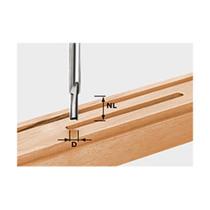 Fraise à profiler HW en carbure avec arête de base - FESTOOL