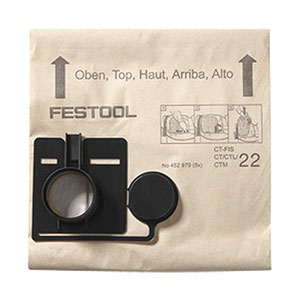 Sac à poussière Festool pour aspirateur CT22 - FESTOOL