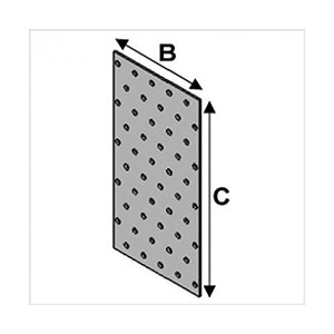 Plaque perforée - ALSAFIX 