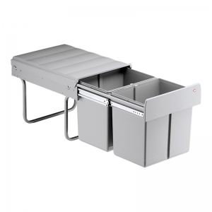 Poubelle coulissante 32L 2 seaux  - WESCO