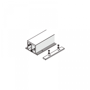 Profil de renforcement avec plaque de raccordement pour rail de roulement Folding Concepta - HAWA