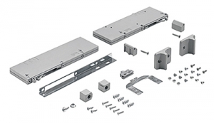 Kit amortisseur fermeture / ouverture superposée Silent System - HETTICH