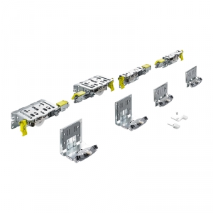 Système de portes coulissantes par le haut pour 2, 3 ou 4 vantaux bois - HETTICH