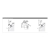 TopLine 1 Unité 2 portes 500N ou 3 portes 500N - HETTICH