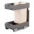 Panier pain et bouteilles Anthracite - VIBO