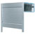 Système rideau coulissant pour meuble haut de cuisine - Kit aluminium avec cassette - ITAR