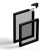 Kit 4 angles pour cadre alu VISTA - ITAR