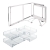 Ferrure d'angle Magic Corner corbeilles fil rond - KESSEBOHMER