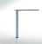 Pied de table métallique Ø60 - CAMAR