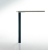Pied de table métallique Ø60 - CAMAR