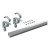 Kit de profilé WingLine L sans guidage bas - HETTICH