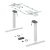 Piètement de table réglable en hauteur par moteur électrique Steelforce Pro 670 SLS Highline - HETTICH