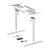 Piètement de table réglable en hauteur par moteur électrique Steelforce Pro 300 - HETTICH