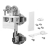 Ferrure de base WingLine L pour portes coulissantes pliantes sans guidage bas - HETTICH