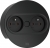 Borne prise encastrable ronde TWIST 2 - BACHMANN