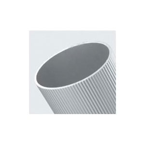 Pied de table ovale aluminium cannelé - CAMAR