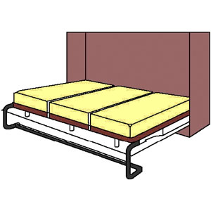 Mécanisme de lit abattant horizontal - PARDO