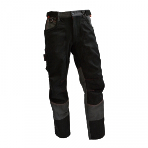 Pantalon ergonomique avec poches genouillères, renforts Cordura et entrejambe Elastane - ILKOTT